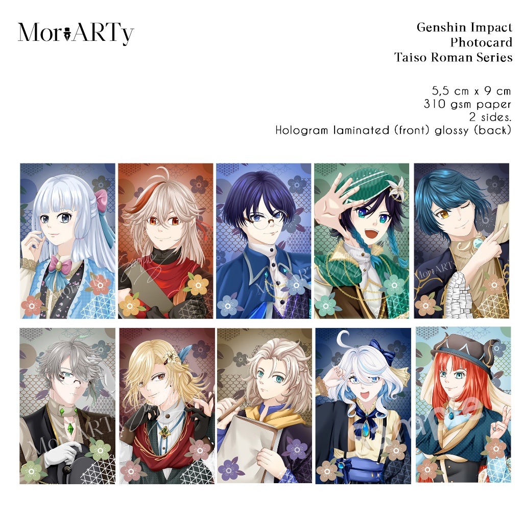 Genshin Impact Photocard [Taiso Roman] Fanmerch