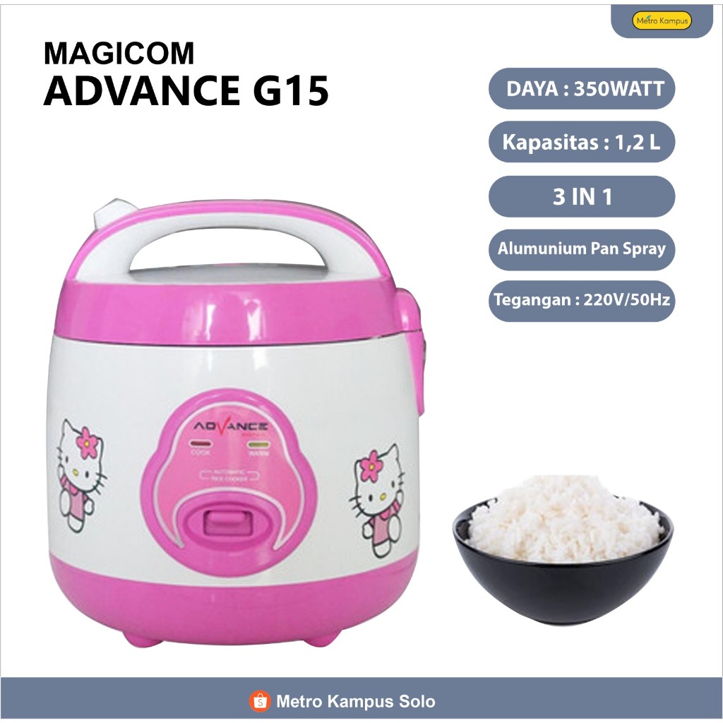 Rice Cooker Mini Advance 1.2 Lt G15 Magic Jar Magic Com Penanak Nasi