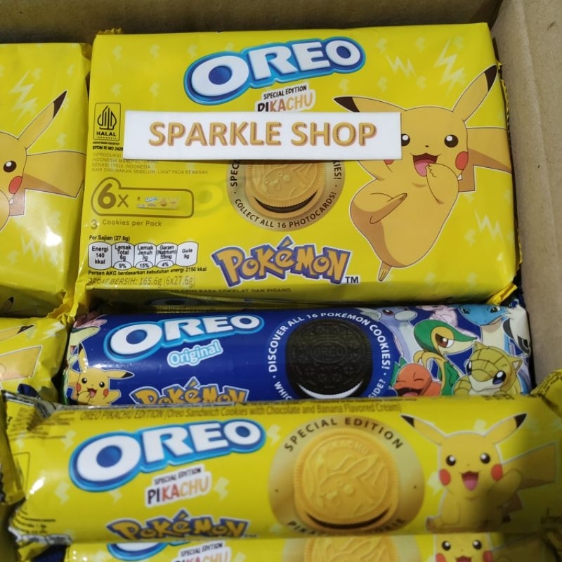 

Oreo Pokemon Ready Stock Oreo Chocolate Oreo Strawberry Oreo Vanilla Oreo Original Oreo Ice Blueberry
