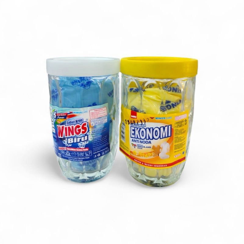 [FREE GELAS] Wings Ekonomi Sabun Cream Krim Colek Cuci Piring Baju Serbaguna