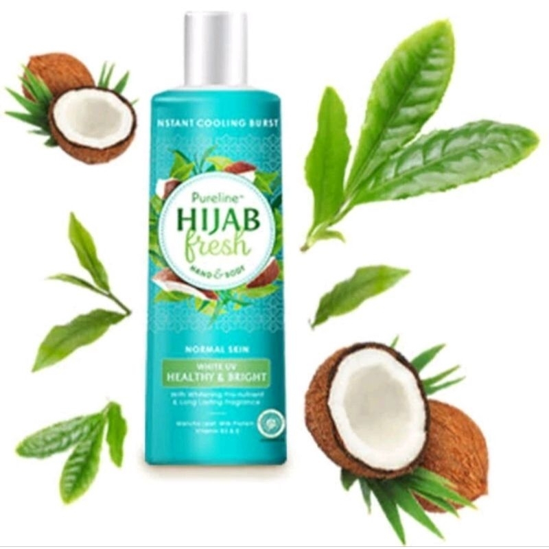 Pureline Hijab Fresh Handbody Healthy & Bright 100ml