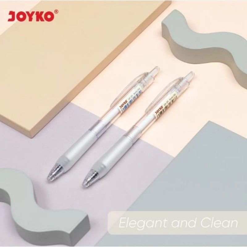 

Gel Pen Aesthetic Elegant Joyko GP 371Balpen Semi Needle Tip Bontu Gel 0.5 mm