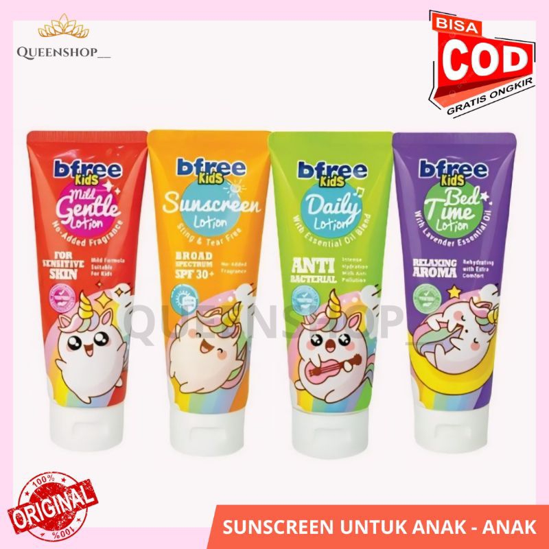 Bfree Kids Sunscreen / Bfree Kids Lotion / Bfree Kids Lotion Anak Sunscreen SPF 30+ / Bfree Kids Sun
