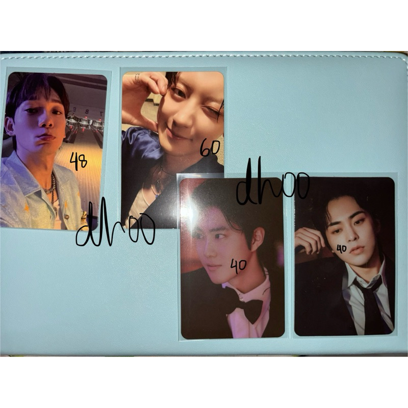 photocard pc exo exist cream soda tc chen chanyeol suho xiumin official