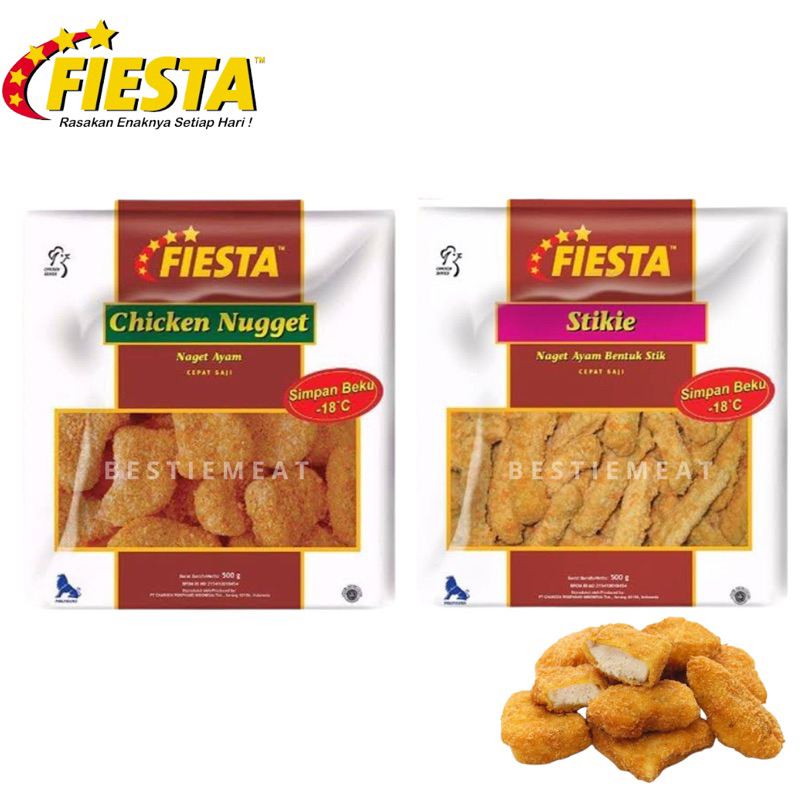 

Fiesta Chicken Nugget/ Fiesta Nugget Stikie 250gr - 500gr