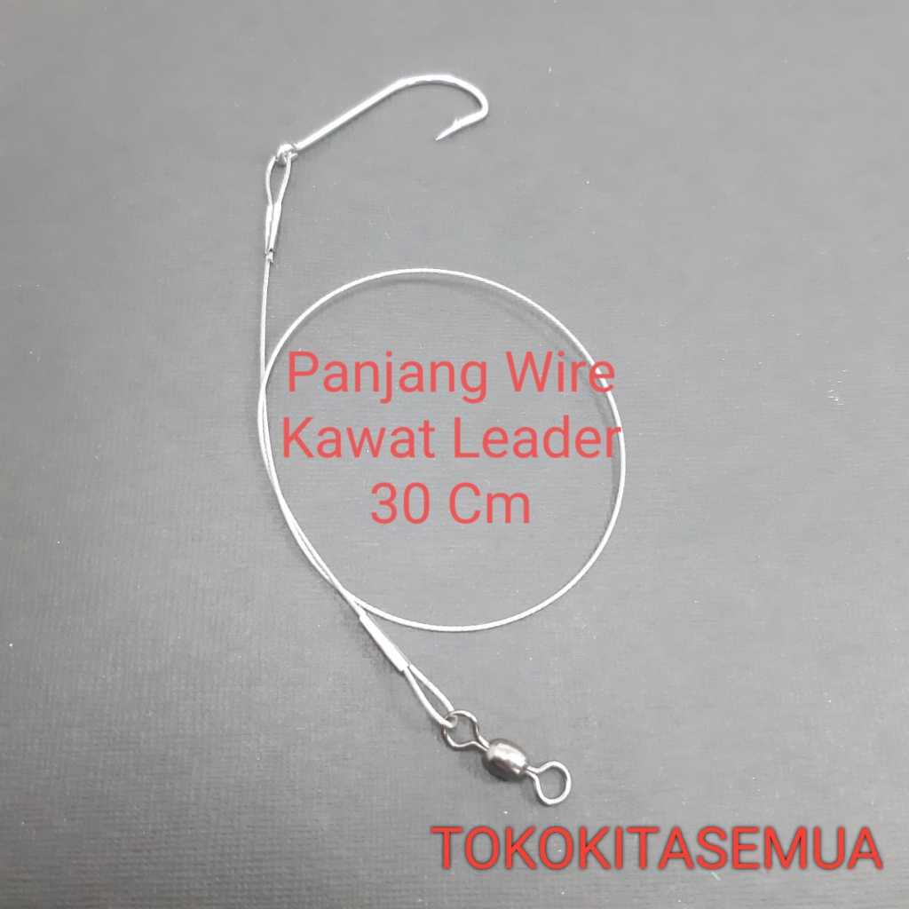 Kawat Mata Kail Pancing Wire Leader Hook