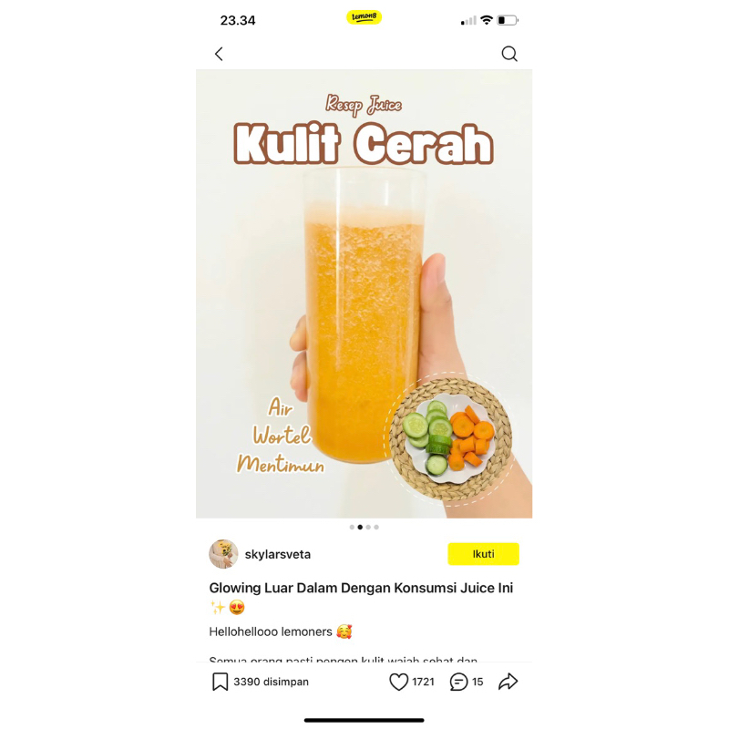 

minuman sehat