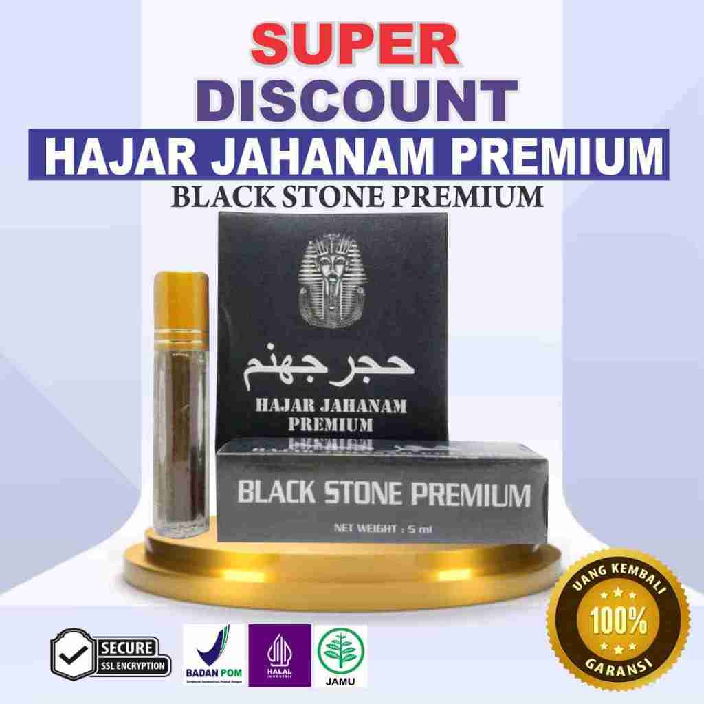 Hajar Jahanam Premium Black Stone Original 100%