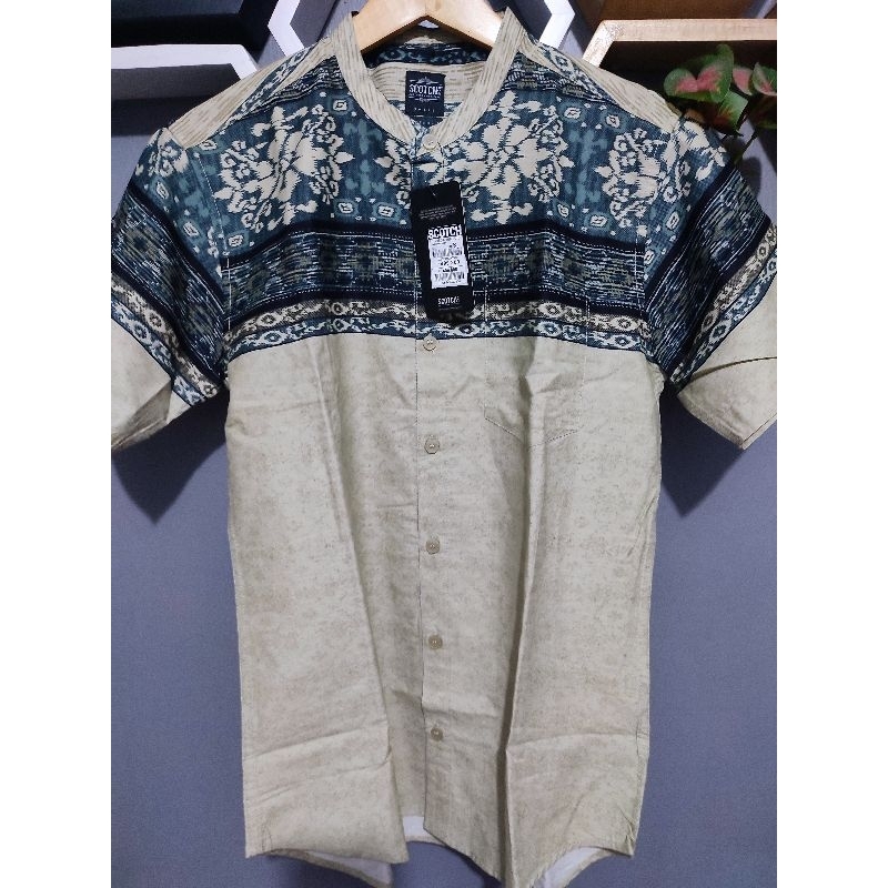 Obral Kemeja Koko SCOTCH Original