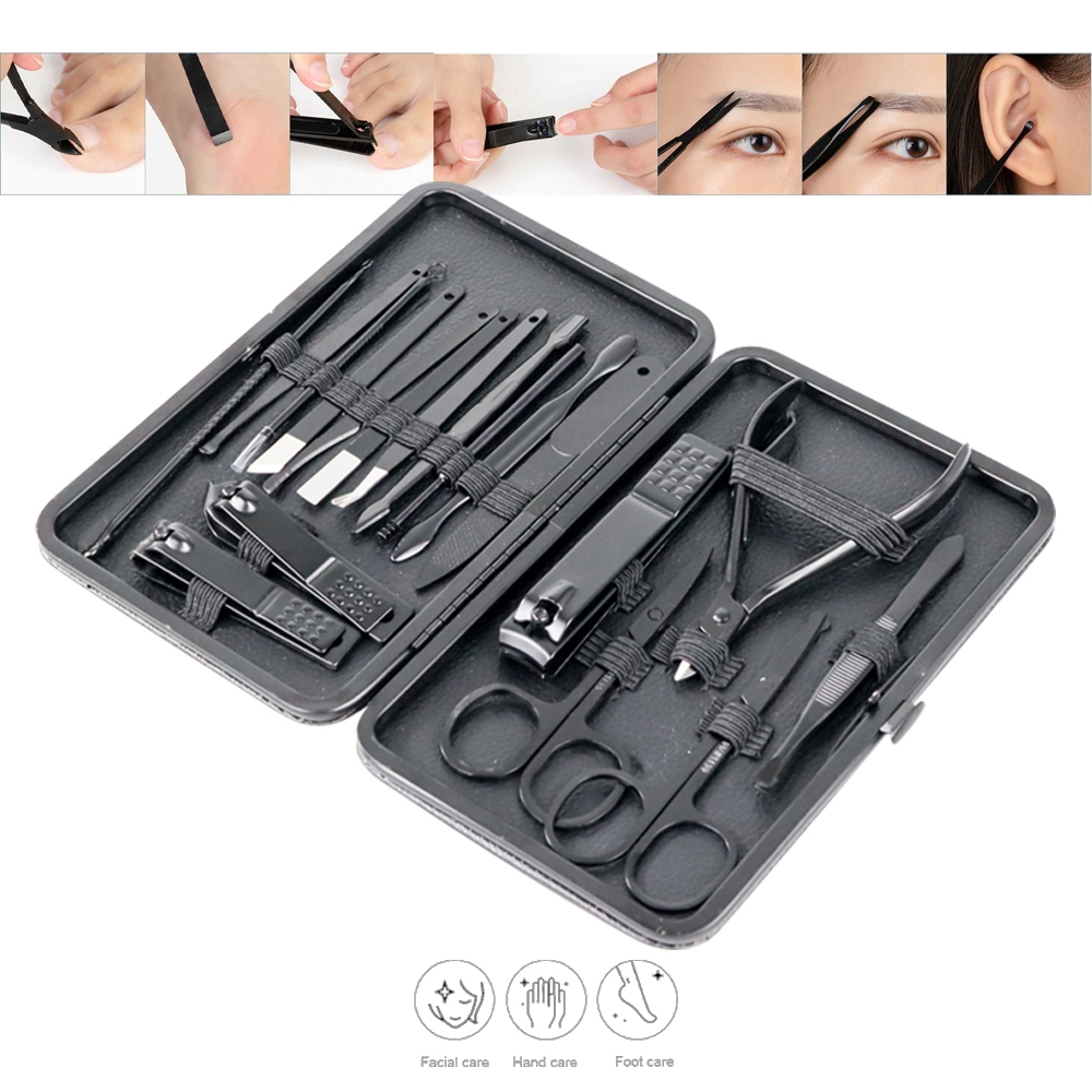 Set Perlengkapan Gunting Kuku Set Manicure Pedicure Nail Clipper Set Gunting Kuku