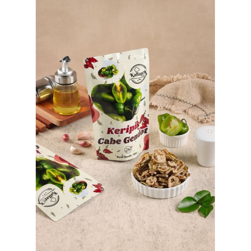 

[KALLAPIK] Keripik Cabe Gendot 100gr Oleh - Oleh Khas Garut