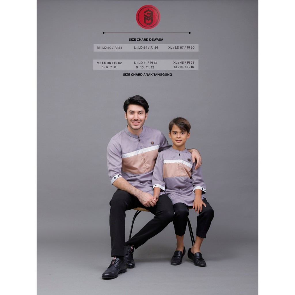 Terbaru Baju Koko Kurta Pakistan Coupel Ayah Dan Anak Original Premium Progressman