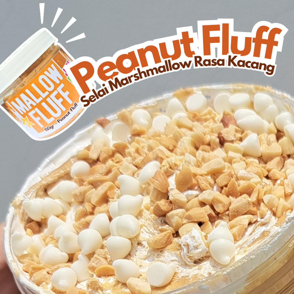 

Selai Marshmallow Fluff Peanut 150gr JustFluff