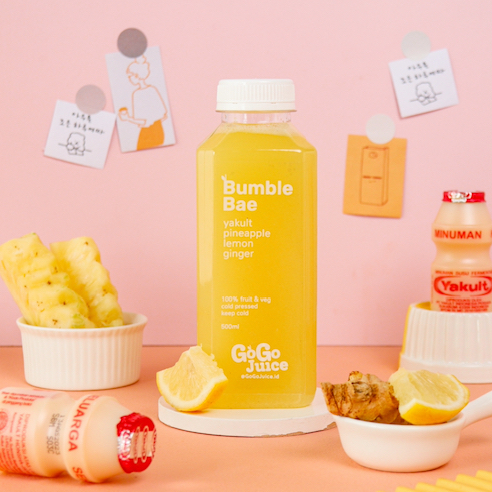 

Bumble Bae 500ml | Cold Pressed Juice Nanas Lemon Murni