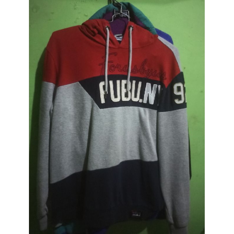 Hoodie Jaket Fubu 3tone/3warna second