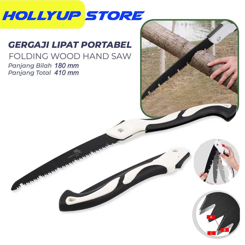 Gergaji Lipat Portable Folding Wood Hand Saw