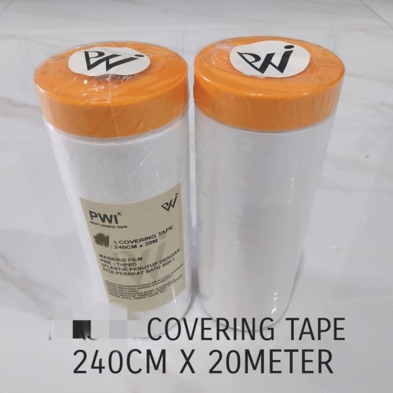 

Perekat Solasi Isolasi Kertas dan Plastik Covering Tape 240cm x 20m