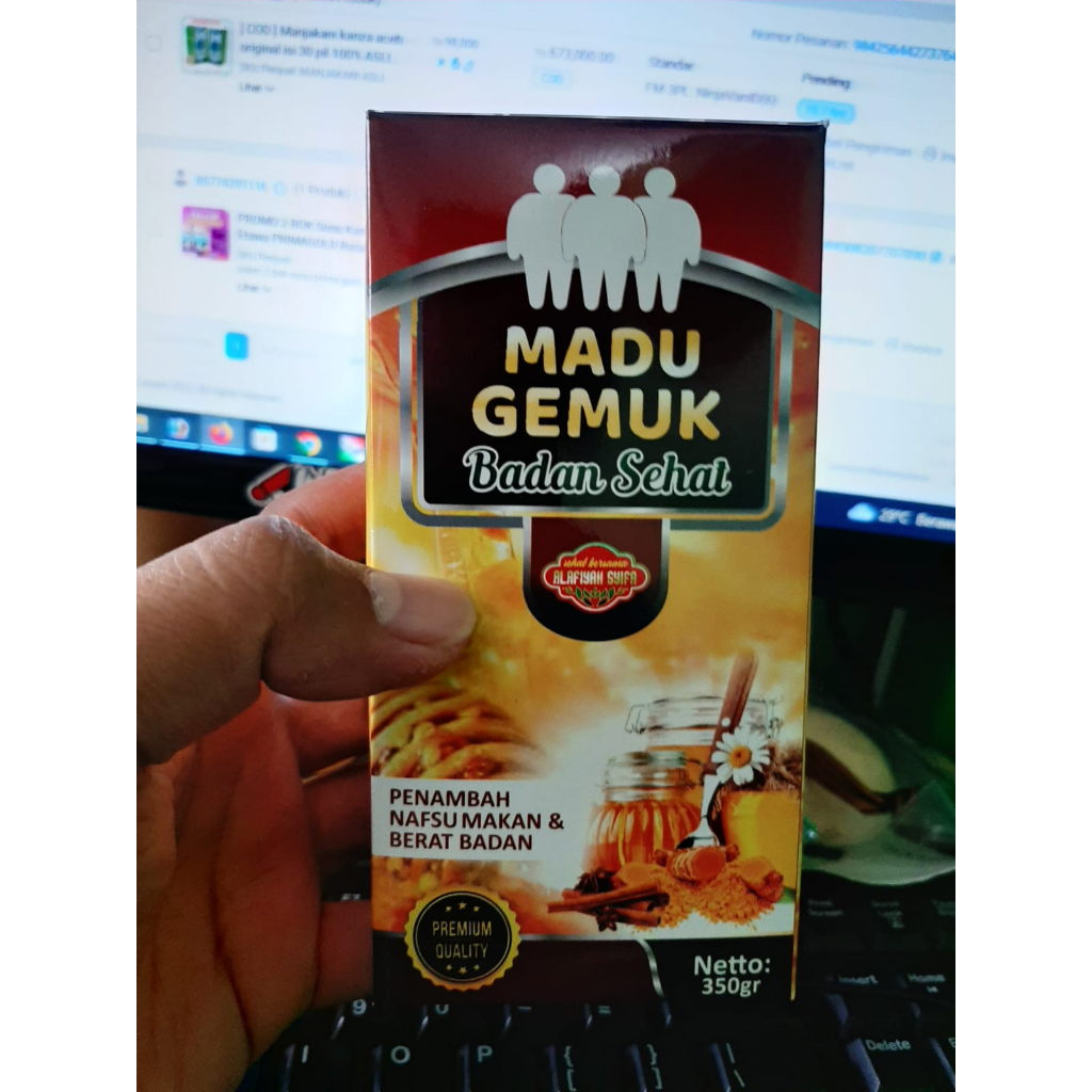 

Madu Gemuk Badan al afiyah Dewasa isi 350 gram | Menggemukan Badan Dengan Aman Tanpa Efek Samping