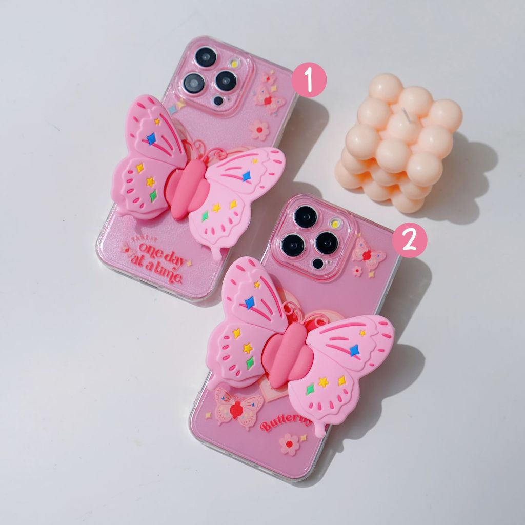 [3D18] Softcase Timbul Samsung A16 A06 A02S A03 Karakter 3D Motif Kupu-Kupu Kesing Hp Samsung