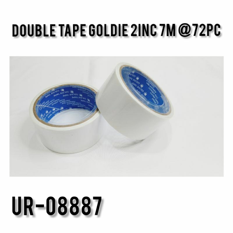 

DOUBLE TAPE / SELOTIP / SELOTIP KERTAS DUA SISI GOLDIE 2 INCH