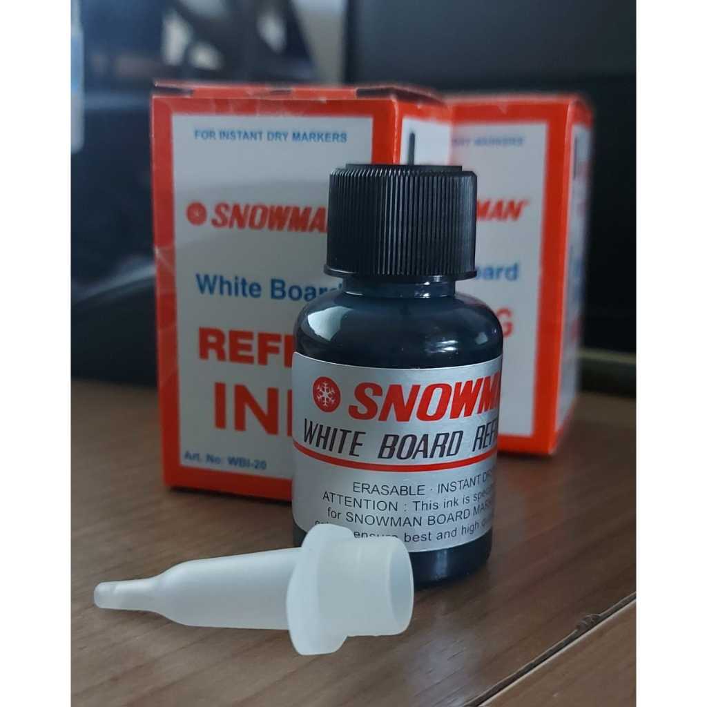 

REFILL SPIDOL WHITEBOARD /SPIDOL PAPAN TULIS MERK SNOWMAN