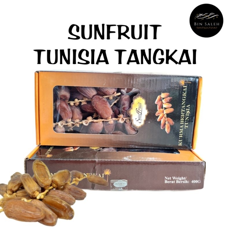 

KURMA SUNFRUIT TUNISIA TANGKAI 400GRAMS