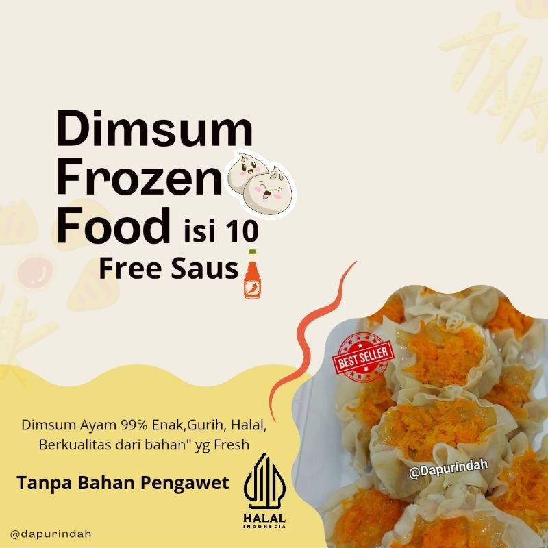 

DIMSUM PREMIUM Frozen (10pcs)