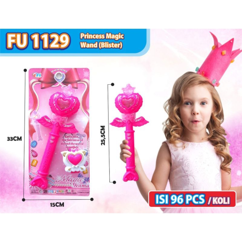 Mainan tongkat peri Fu 1129/tongkat peri/tongkat pingpingpo/tongkat nyala