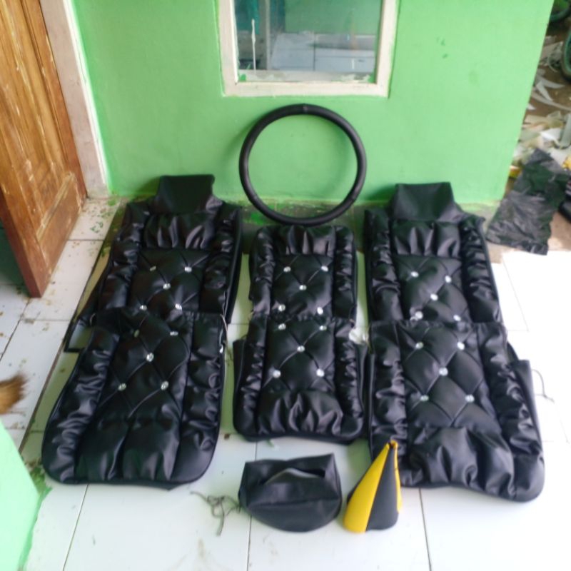 sarung jok mobil truk hino 500/hino lohan/mitsubishi fuso /umplung.motip sofa kancing