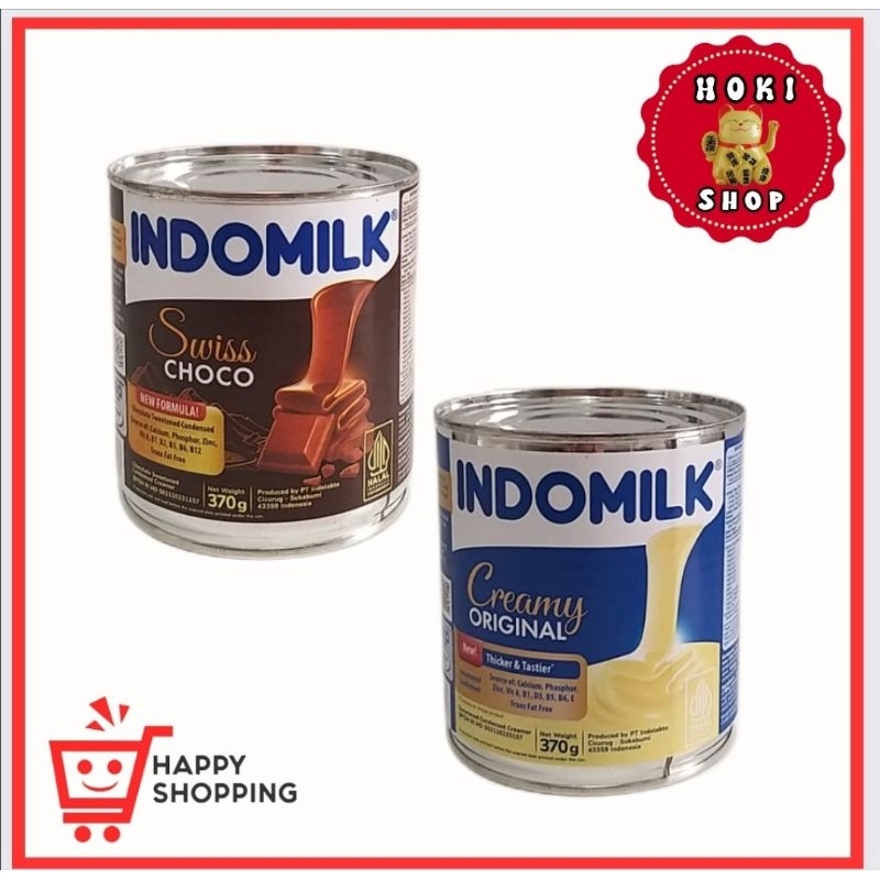 

Susu Kental Manis Indomilk 370gr / Indomilk Kaleng / Susu Indomilk / Susu Kental Manis