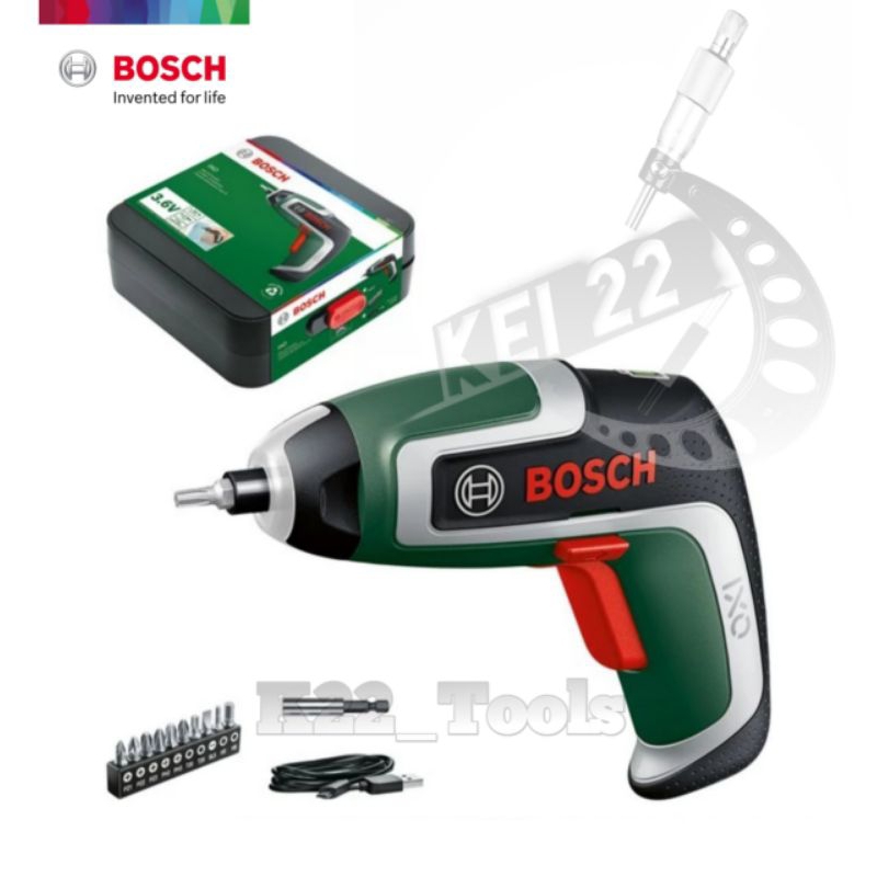MESIN OBENG BATERAI BOSCH IXO 7 / CORDLESS SCREWDRIVER BOSCH IXO7
