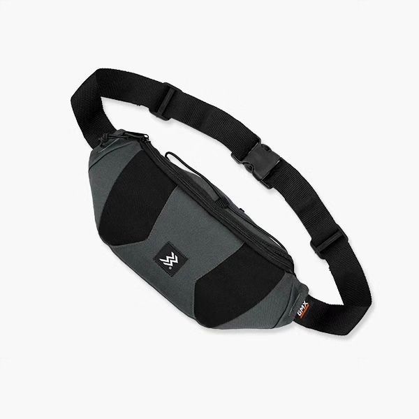 Geoff Max - Incants Black Grey Waitsbag | Tas Selempang