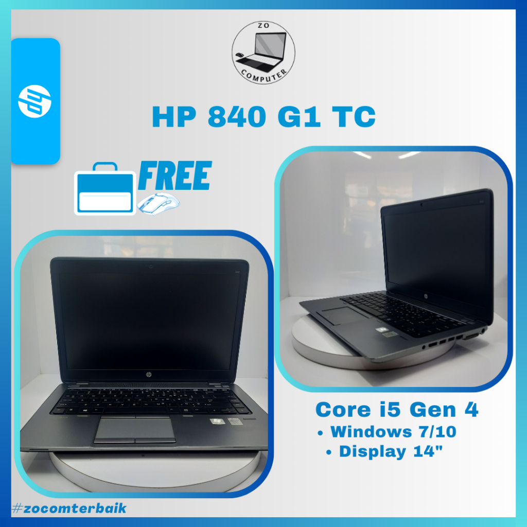 Laptop Hp 840 G1 TC Core i5 Gen 4