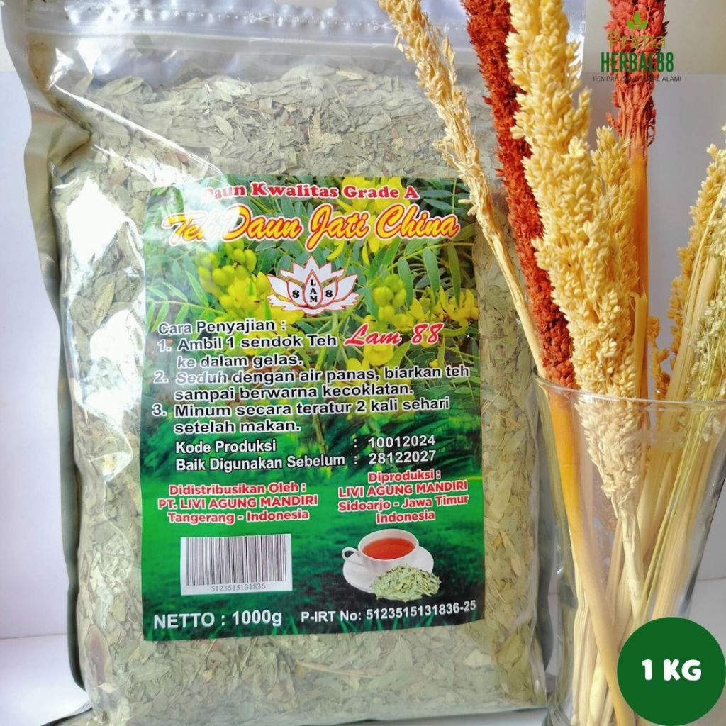 

Teh Daun Jati Cina Teh Peluntur Lemak 1 KG