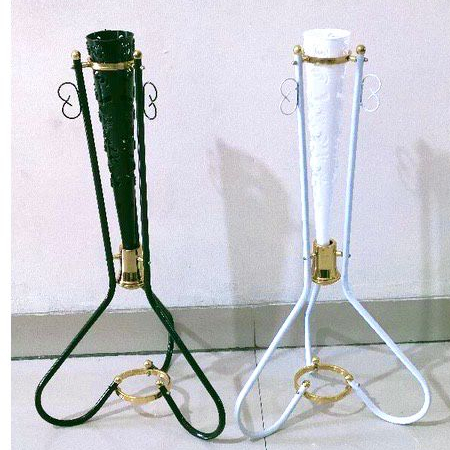 POT STANDING/POT CORONG/POT DEKORASI PESTA/POT BUNGA SUDUT RUANGAN/POT KERUCUT BESI/POT CORONG BESI