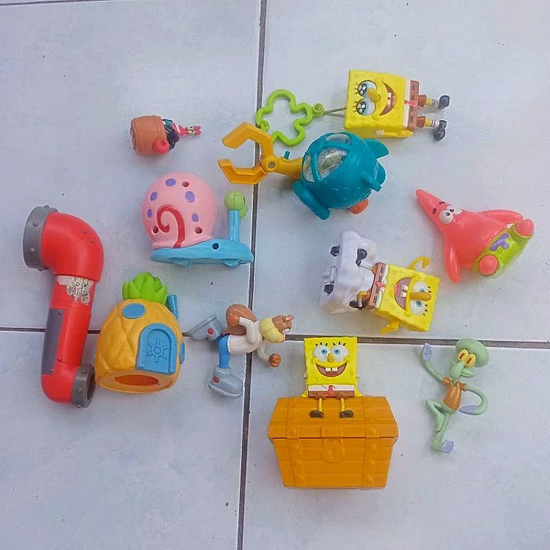 Mainan Happy Meal McDonald`s Mcd KFC Spongebob Preloved Second Murah