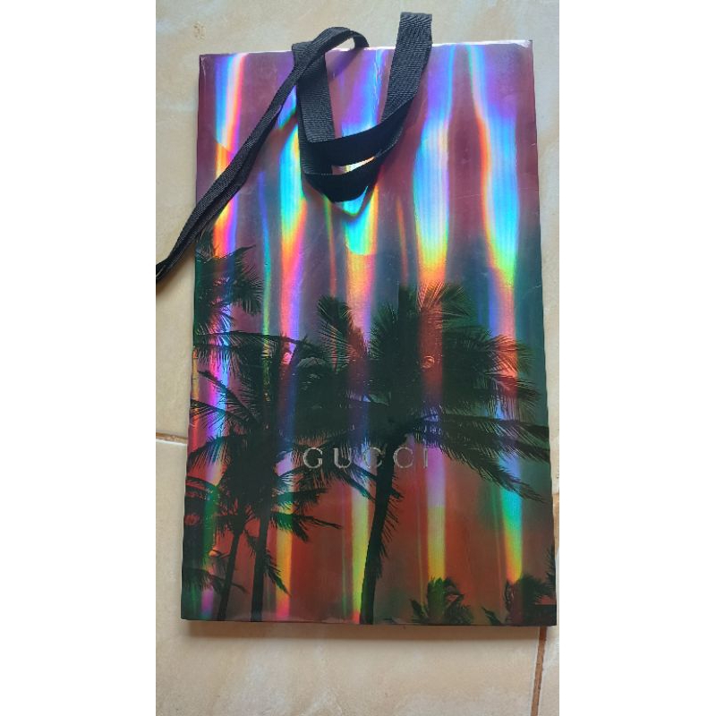 

paper bag branded Gucci original seken