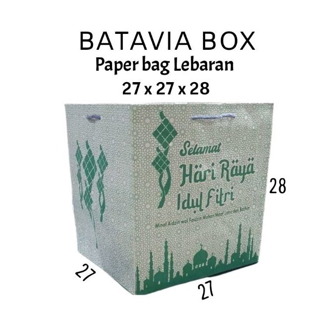 

Paper bag Lebaran uk 27x27x28 cm (Minimal 5pcs)