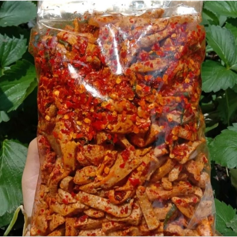 

[ termurah ]basreng baso goreng setik pedas isi 250g