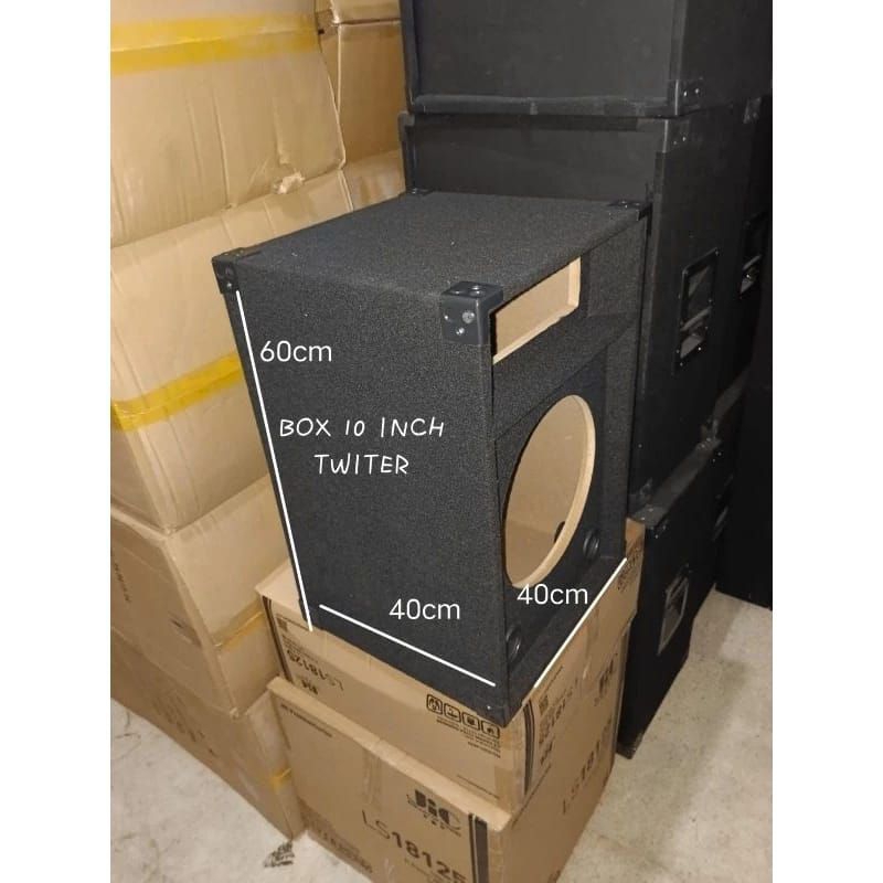 Box Speaker 10in Jumbo Free Grill + Corong Twitter