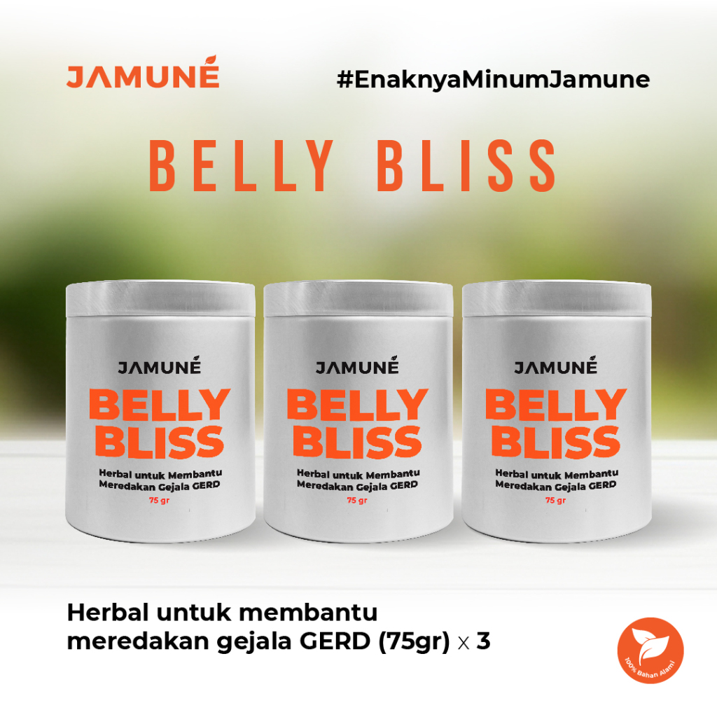 

[PAKET 3] Herbal Membantu Meredakan Gejala GERD, Belly Bliss by Jamune