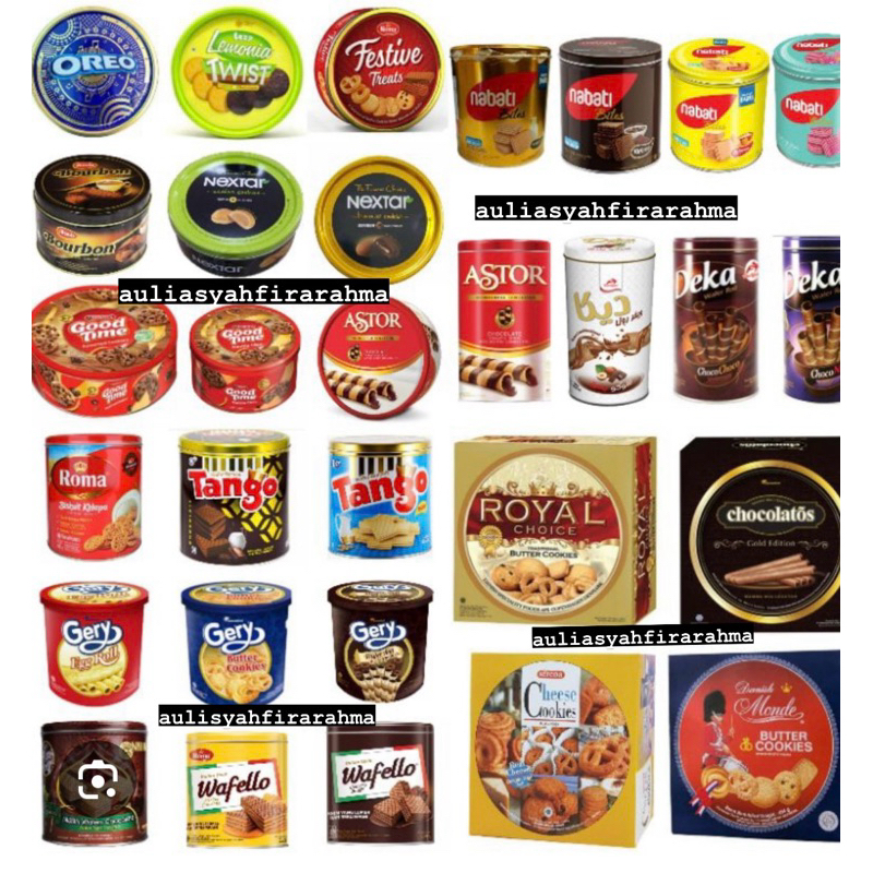 

JAJANAN KALENG LEBARAN MURAH, tango nissin monde khong guan