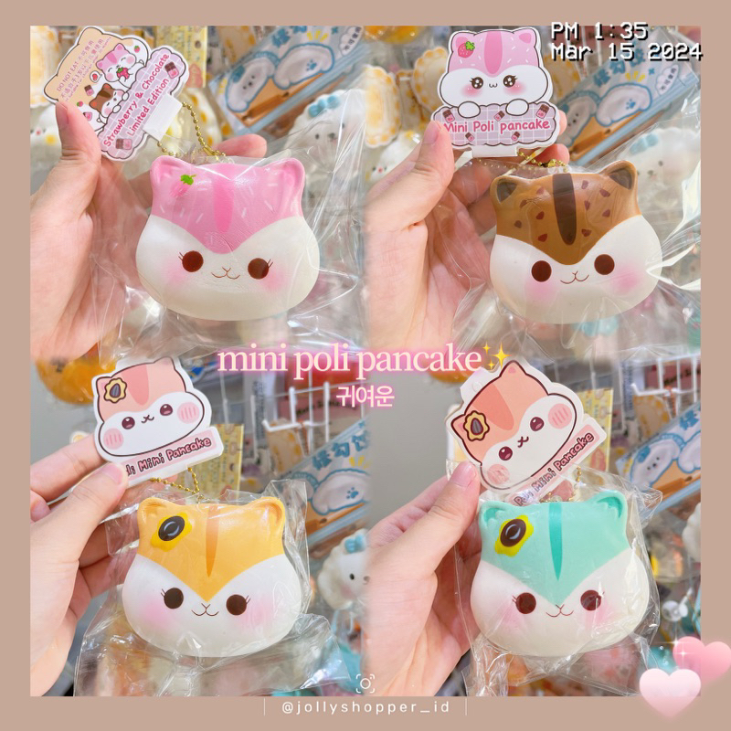 [READY STOCK] Poli Mini Pancake Squishy Edisi 2023 / Licensed Popularboxes