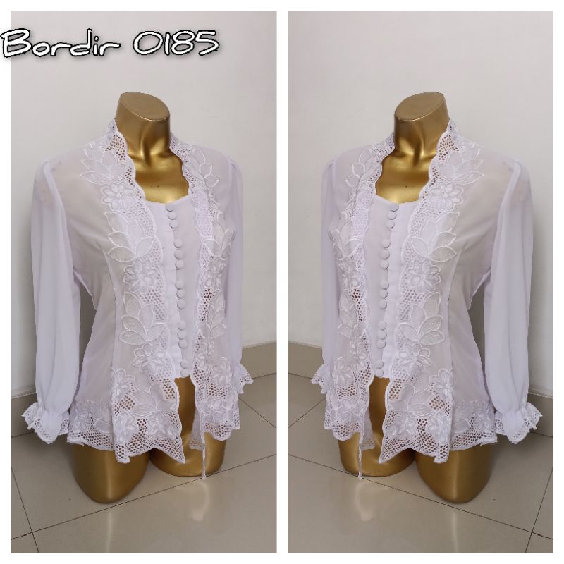 Vilikebaya - Kebaya Bordir Putih Modern