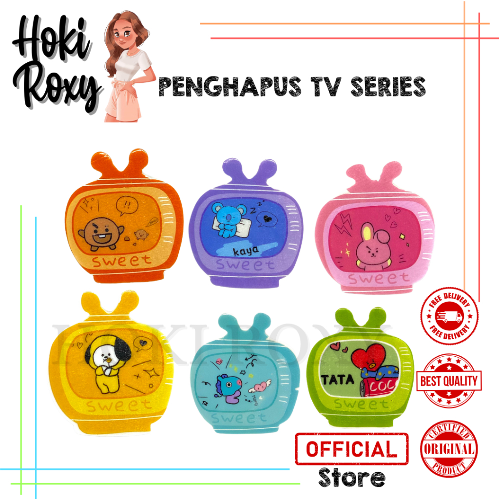 

1buah Penghapus TV Series 8027 / 1pc Penghapus Fancy