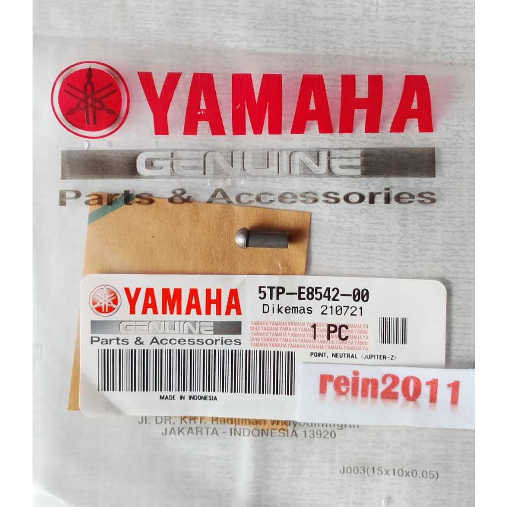 PIN PEN POINT NEUTRAL SHIFT CAM BOTOL RASIO WR155 ASLI ORI YAMAHA 5TP E8542 00