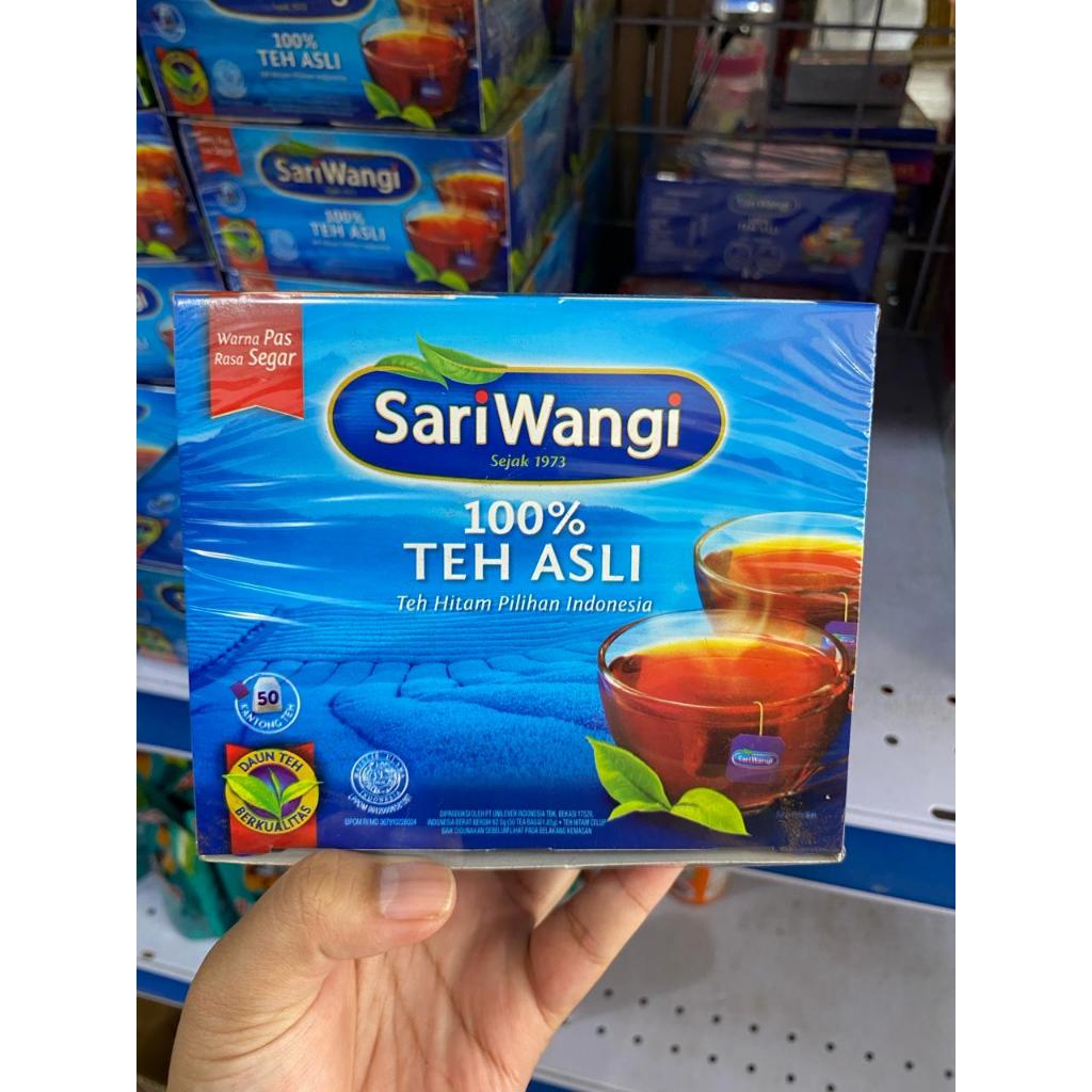 

Teh Sariwangi isi 25 kantong teh hitam celup sari wangi/Teh Bendera Celup Isi 25