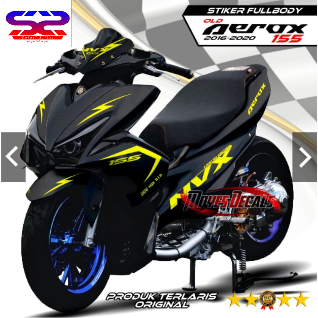 COD Decal Stiker Motor Aerox 155 Old Stiker Yamaha Aerox 155 Fullbody