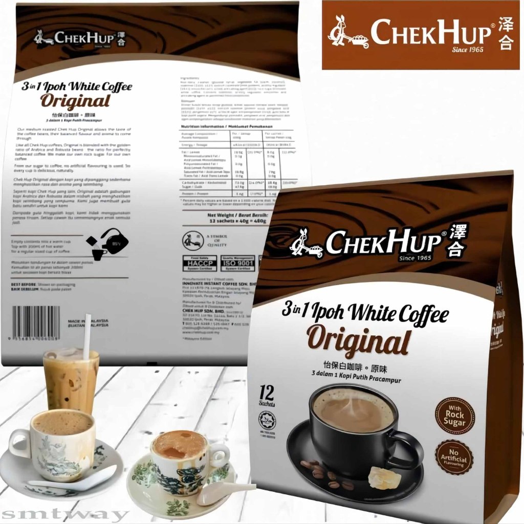 

PROMO Minuman serbuk Kopi Instan * Chek Hup 3in1 * Ipoh White Coffee * 480gr
