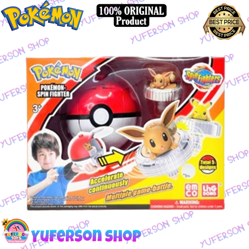 Mainan Pokemon Spin Fighter Eevee